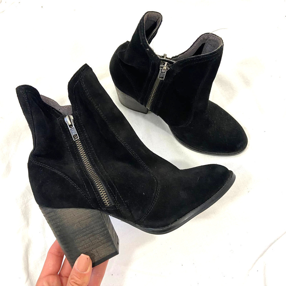 Seychelles Lucky Penny Heeled Bootie Black - Picture 9 of 9